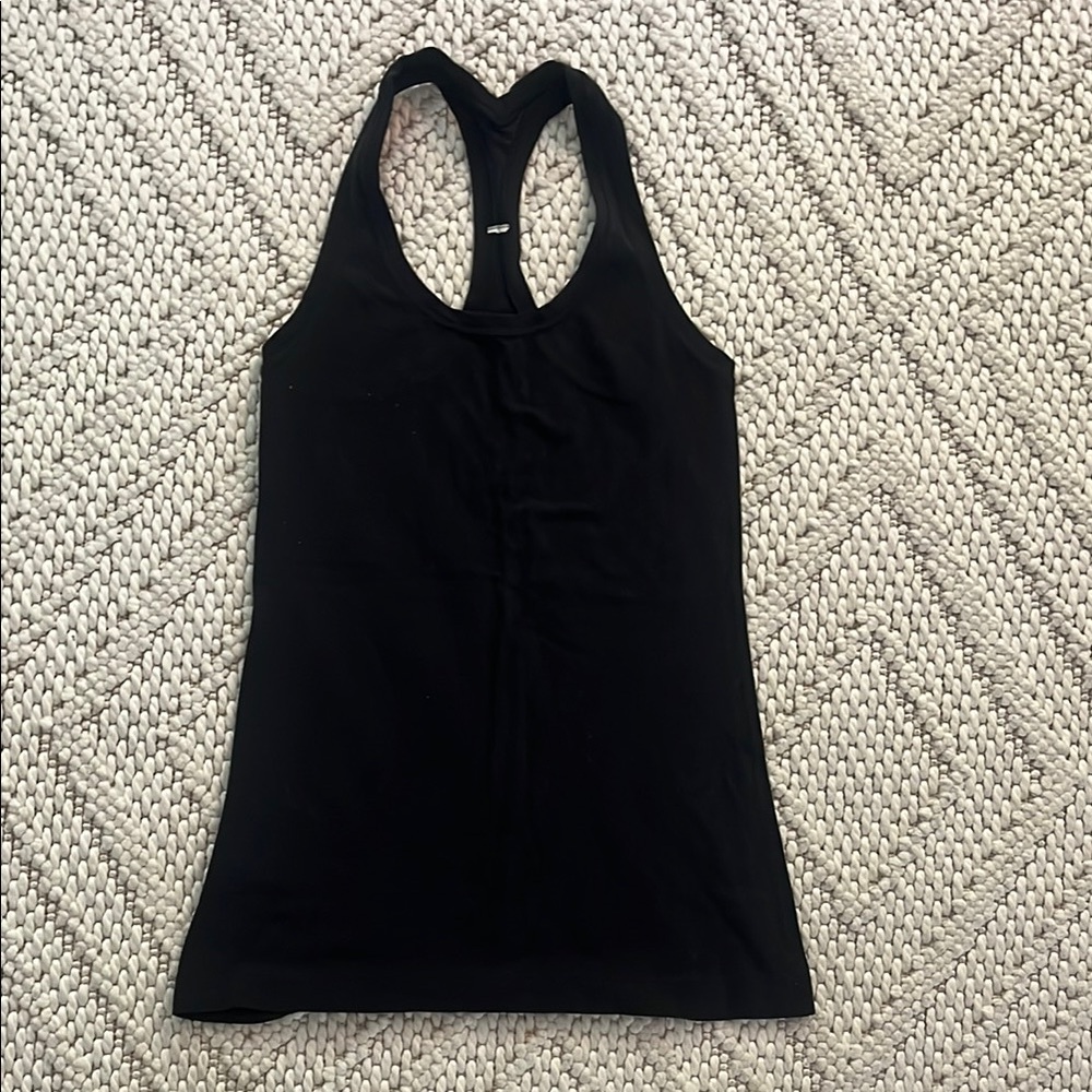 Black Racerback Tank Top